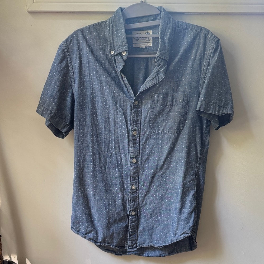 Bonobos Blue Short Sleeve Shirt